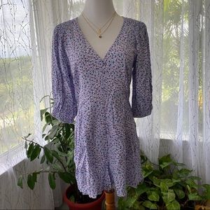 ZARA - SS20 NWT Purple Lilac Floral Mini Jumpsuit or Romper